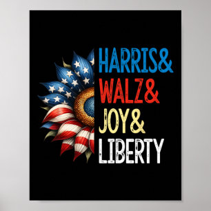 Harris Wheimer Joy Liberty - Harris Waltz 2024 Ret Poster