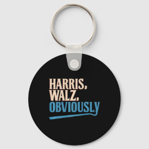 Harris Wheimer Obviously Election 2024 Premium  Key Ring