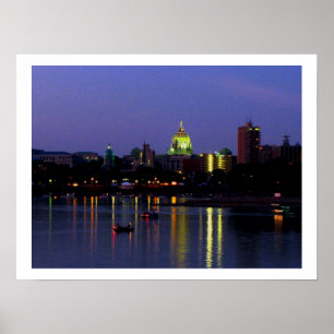 Harrisburg and The Susquehanna Print