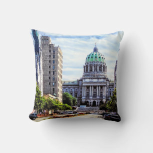 Harrisburg PA - Capitol Seen from State Street Cushion