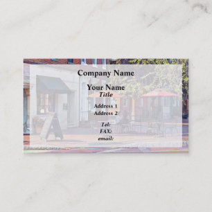 Harrisburg PA - Coffee Shop Business Card