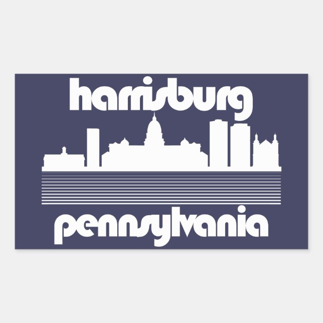 Harrisburg,Pennsylvania Rectangular Sticker (Front)