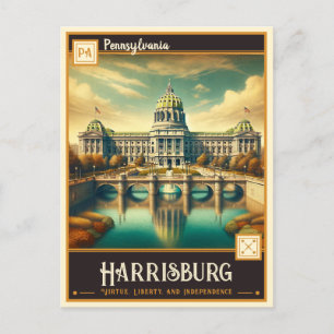 Harrisburg, Pennsylvania Vintage Postcard