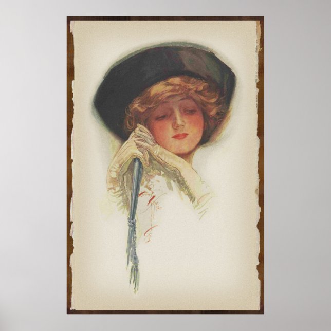 Harrison Fisher Art :: American Girl Print #1 (Front)