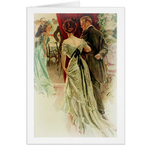 Harrison Fisher Girl When Man Marries To the Ball
