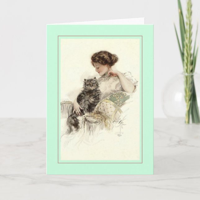 Harrison Fisher illustration Card (Front)