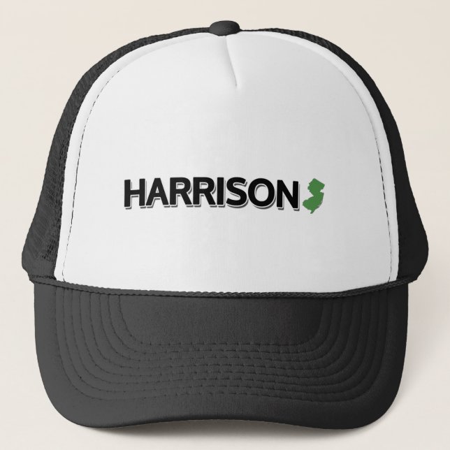 Harrison, New Jersey Trucker Hat (Front)