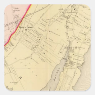 Harrison, Rye, New York 2 Square Sticker