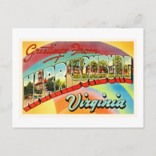 Harrisonburg Virginia VA Vintage Travel Postcard- Postcard
