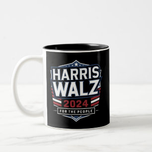 HarrisWaltz 2024 Shirt KamalaHarris TimWaltz 2024 Two-Tone Coffee Mug