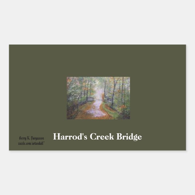 HARROD'S CREEK BRIDGE STICKER (Front)