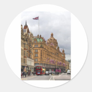 Harrods of Knightsbridge Classic Round Sticker