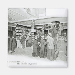 Harrods Provision Department, c.1901 Magnet