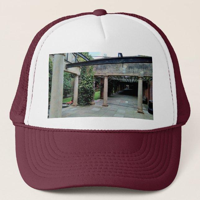 Harrogate park trucker hat (Front)