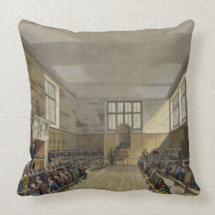 Harrow School Room from 'History of Harrow School' Cushion