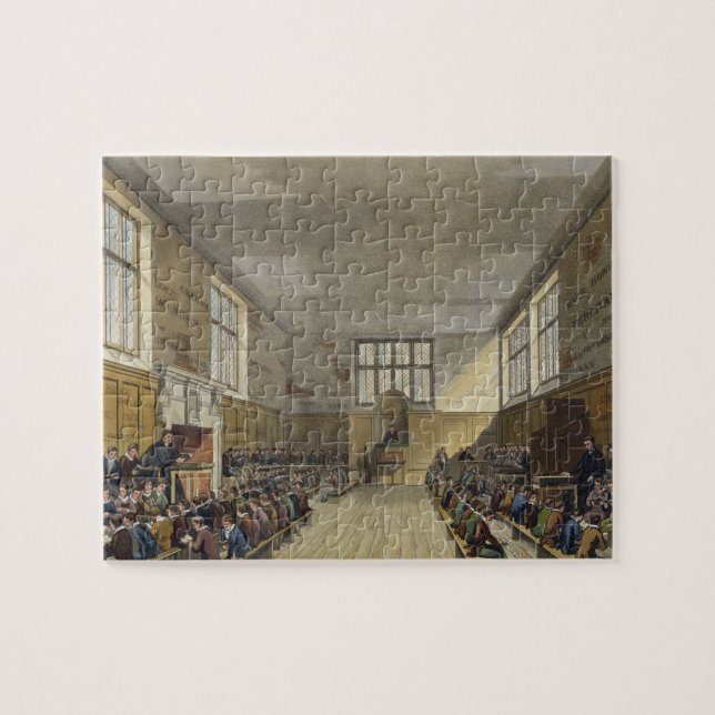 Harrow School Room from 'History of Harrow School' Jigsaw Puzzle (Horizontal)