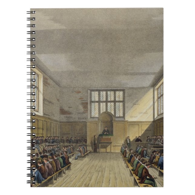 Harrow School Room from 'History of Harrow School' Notebook (Front)