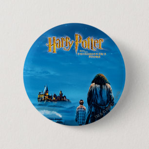 Harry and Hagrid International Movie Poster 6 Cm Round Badge