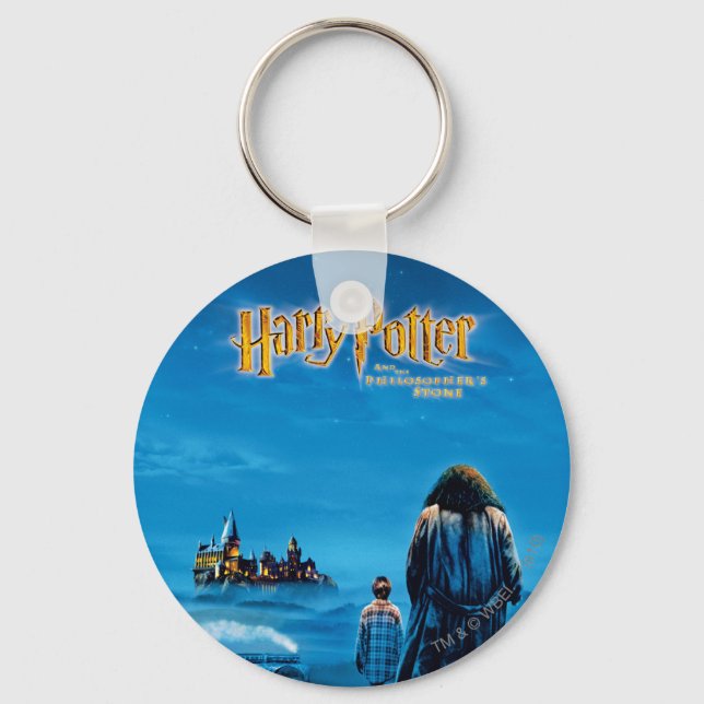 Harry and Hagrid International Movie Poster Key Ring (Front)