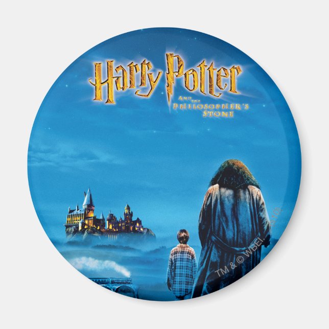 Harry and Hagrid International Movie Poster Magnet (Front)