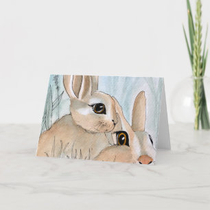 Harry and Holly - Blank inside greeting  Card