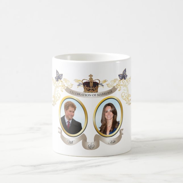 HARRY AND KATE GAFFE MUGS (Center)