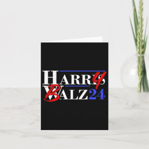 Harry B 2024 Funny Kamala Harris And Tim W 2024  Card