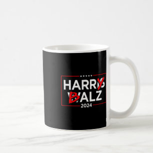 Harry B Kamala Harris And Tim W 2024  Coffee Mug