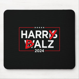 Harry B Kamala Harris And Tim W 2024 Mouse Pad