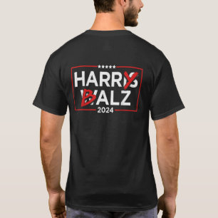 Harry Balz 2024 Funny Political Campaign Harris T-Shirt
