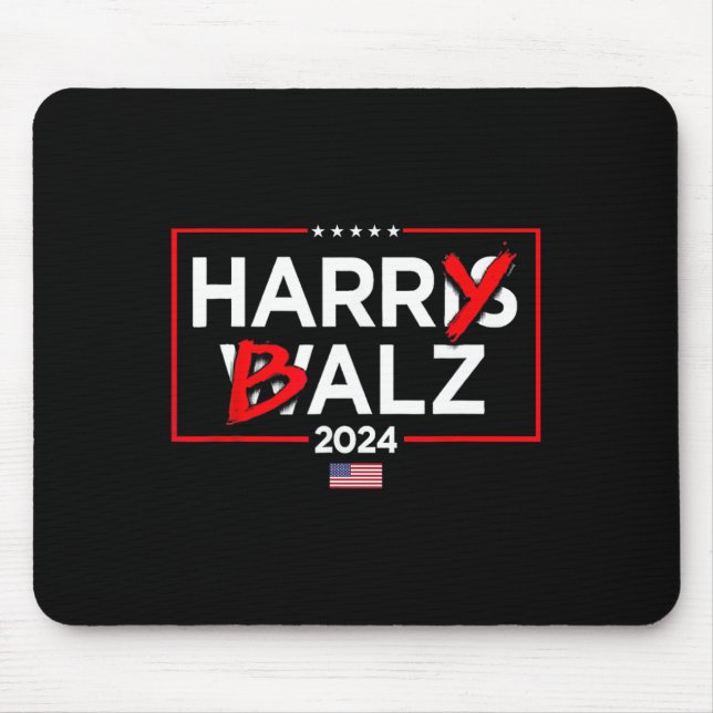 Harry Bheimer Harris 24 Kamala Harris For Presiden Mouse Pad (Front)