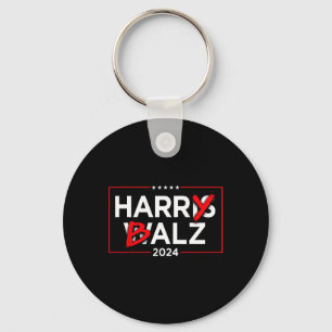 Harry Bheimer Kamala Harris And Tim Wheimer 2024  Key Ring