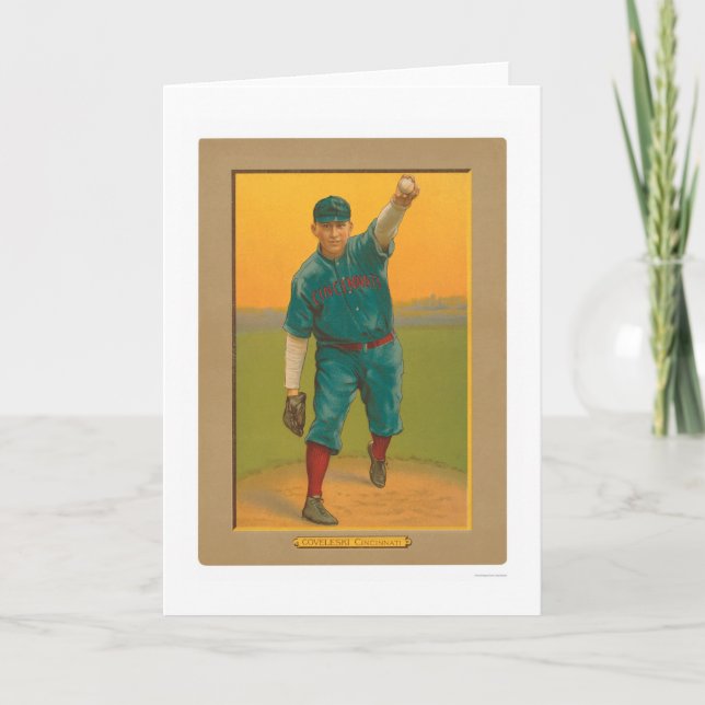 Harry Coveleski Reds Baseball 1911 Card (Front)