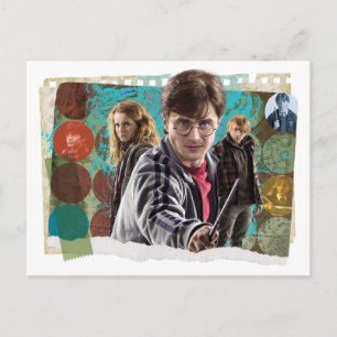 Harry, Hermione, and Ron 1 Postcard