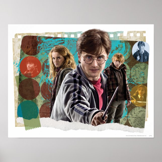 Harry, Hermione, and Ron 1 Poster (Front)
