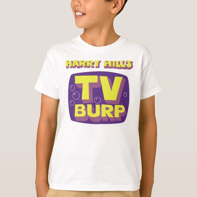 Harry Hill's TV Burp logo t-shirt YOUTH (Front)