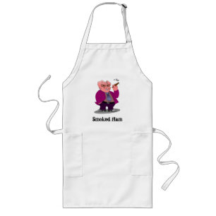 Harry Hog Smokin on a long apron