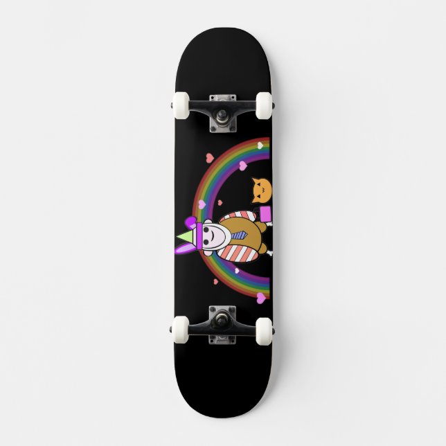 Harry Holidaze Skateboard (Front)