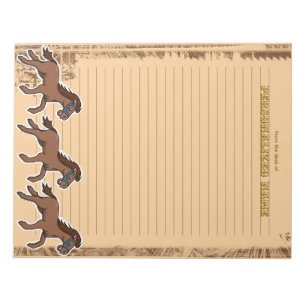Harry Horse Rustic Lined Notepad