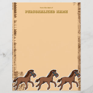 Harry Horse Rustic Unlined Paper Sheet