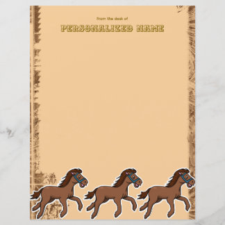 Harry Horse Rustic Unlined Paper Sheet