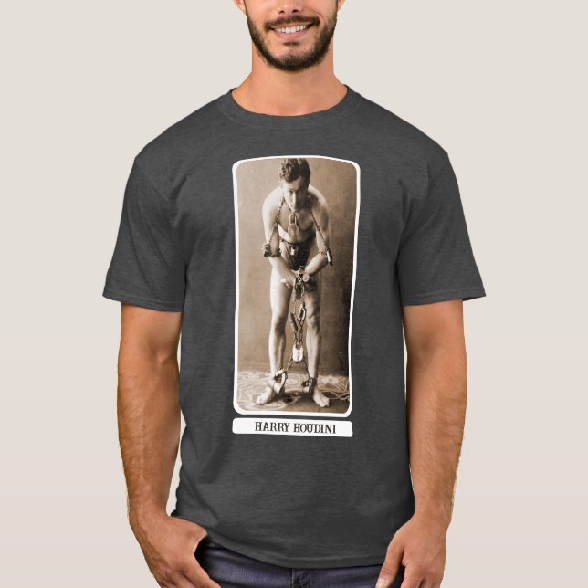 Harry Houdini, 1889 T-Shirt (Front)