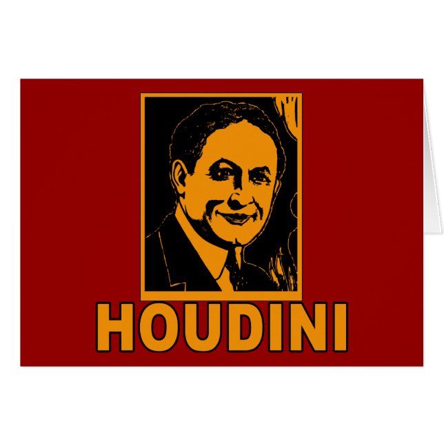 Harry Houdini Poster T shirts, Mugs, Gifts (Front Horizontal)