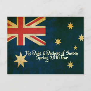 Harry & Meghan Australia 2018 Postcard