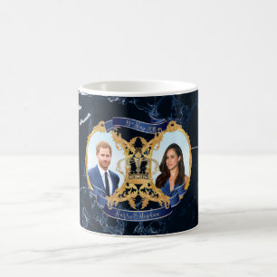 Harry+Meghan Midnight Blue Marble Coffee Mug