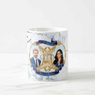 Harry+Meghan Midnight Blue Marble Coffee Mug