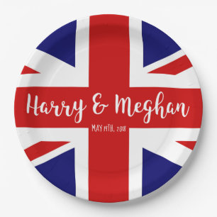 Harry & Meghan   Royal Wedding Celebration Paper Plate
