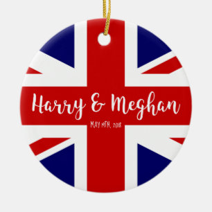 Harry & Meghan   Royal Wedding Commemoration Ceramic Ornament