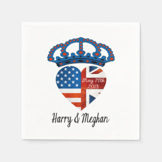 Harry & Meghan Wedding, May 19th 2018 Napkin