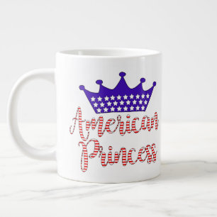 Harry & Meghan Wedding, The American Princess Large Coffee Mug